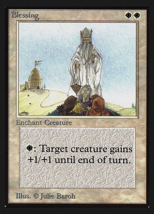 Blessing in the group Magic the Gathering / Types / Colors / White at Proxyprinters.com (85854)