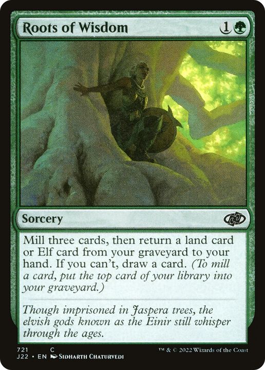 Roots of Wisdom in the group Magic the Gathering / Types / Colors / Green at Proxyprinters.com (85856)