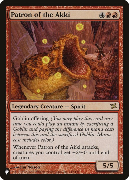 Patron of the Akki in the group Magic the Gathering / Types / Colors / Red at Proxyprinters.com (85873)