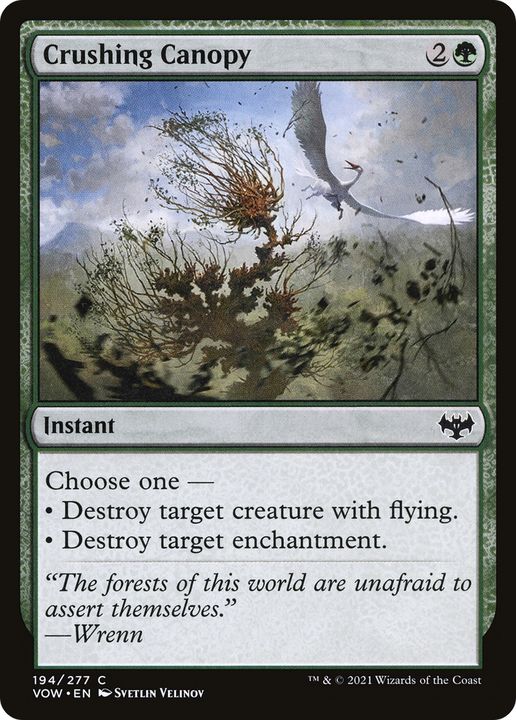 Crushing Canopy in the group Magic the Gathering / Types / Colors / Green at Proxyprinters.com (85886)