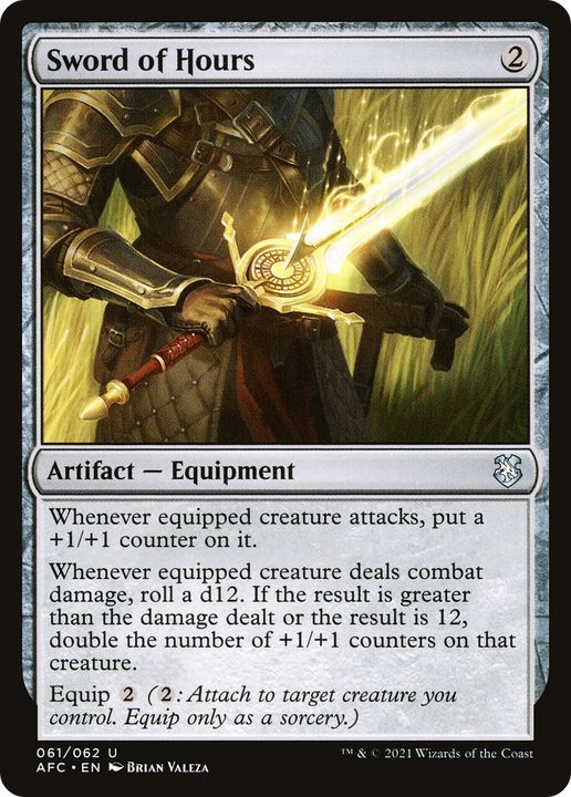 Sword of Hours in the group Magic the Gathering / Types / Artifacts / Artifact at Proxyprinters.com (85897)