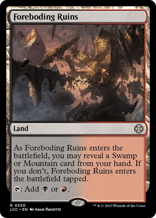 Foreboding Ruins in the group Magic the Gathering / Types / Colors / Colorless at Proxyprinters.com (85904)