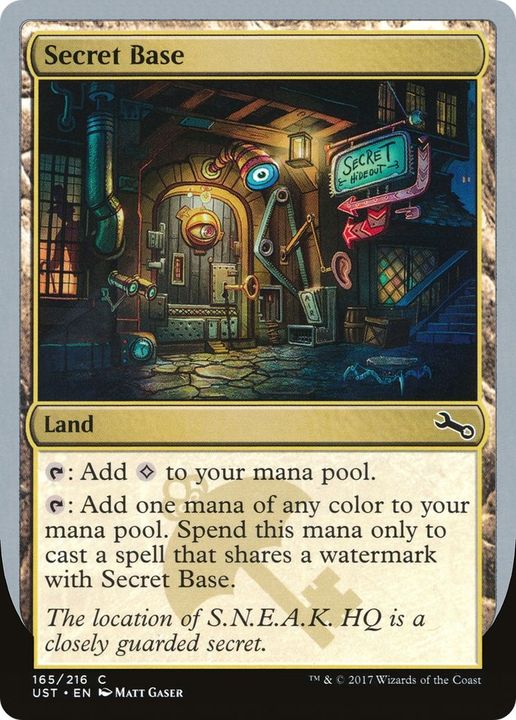 Secret Base in the group Magic the Gathering / Sets / Unstable Promos at Proxyprinters.com (8591)