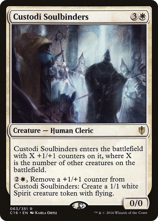 Custodi Soulbinders in the group Magic the Gathering / Types / Colors / White at Proxyprinters.com (85953)