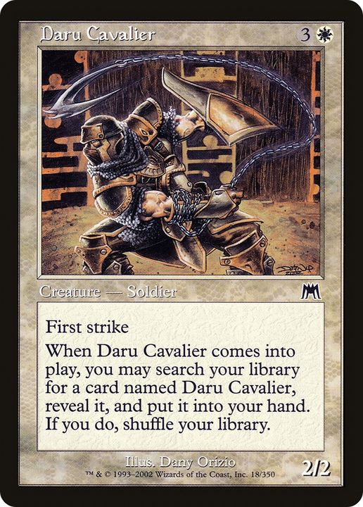 Daru Cavalier in the group Magic the Gathering / Types / Colors / White at Proxyprinters.com (85975)