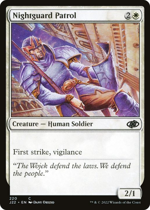 Nightguard Patrol in the group Magic the Gathering / Types / Colors / White at Proxyprinters.com (85986)