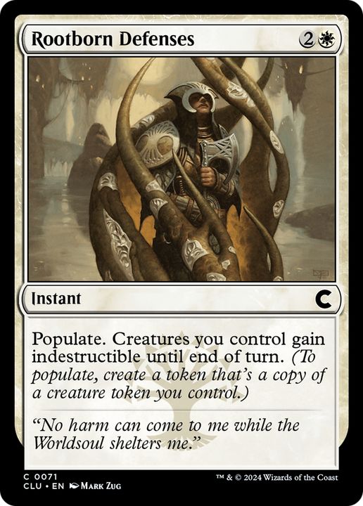 Rootborn Defenses in the group Magic the Gathering / Types / Colors / White at Proxyprinters.com (85996)