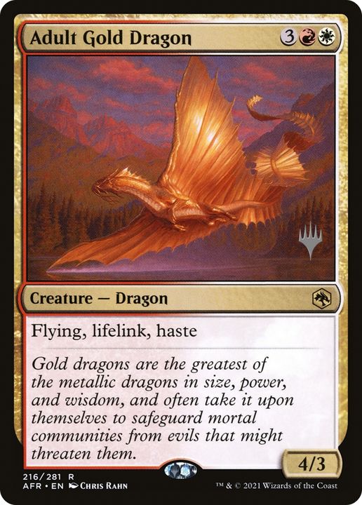 Adult Gold Dragon in the group Advanced search at Proxyprinters.com (86007)