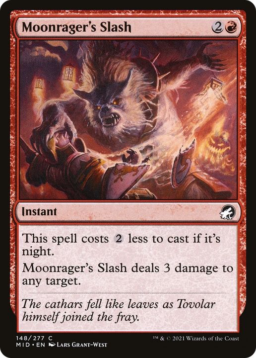 Moonrager's Slash in the group Magic the Gathering / Types / Colors / Red at Proxyprinters.com (86017)