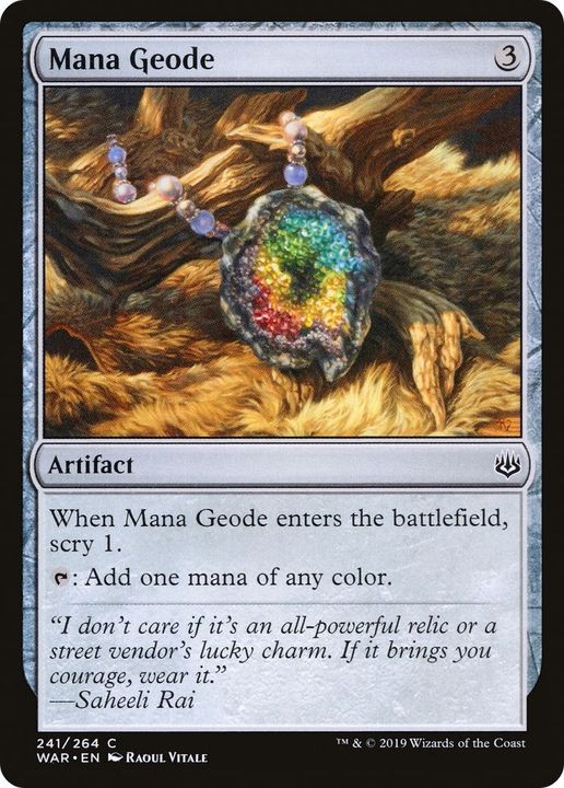 Mana Geode in the group Magic the Gathering / Types / Artifacts / Artifact at Proxyprinters.com (8602)