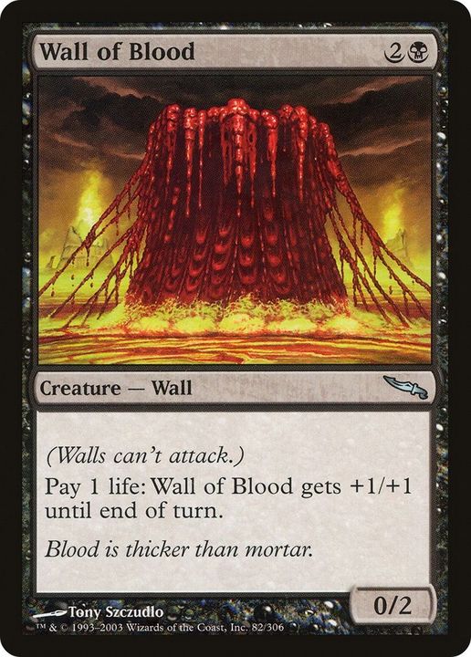 Wall of Blood in the group Magic the Gathering / Sets / Mirrodin Promos at Proxyprinters.com (8603)