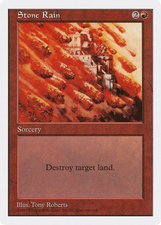 Stone Rain in the group Magic the Gathering / Types / Colors / Red at Proxyprinters.com (86038)