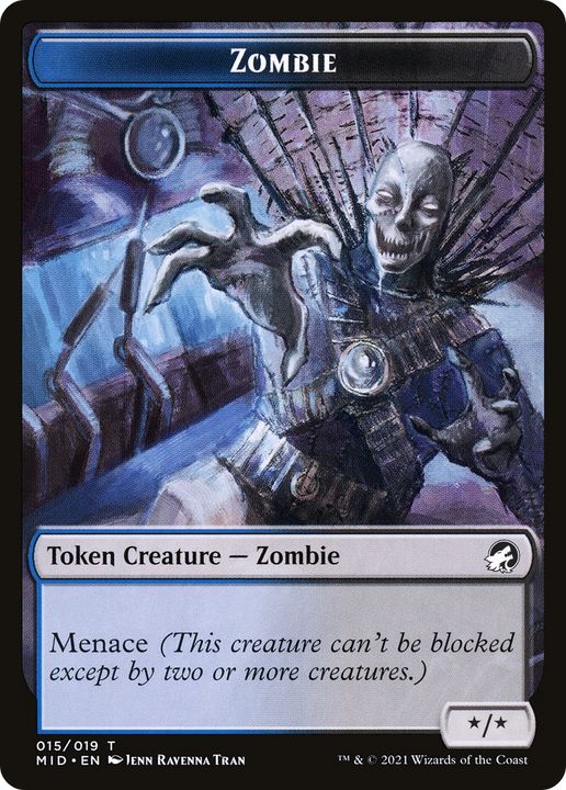 Zombie in the group Magic the Gathering / Types / Colors / Multicolors / B, U at Proxyprinters.com (86046)