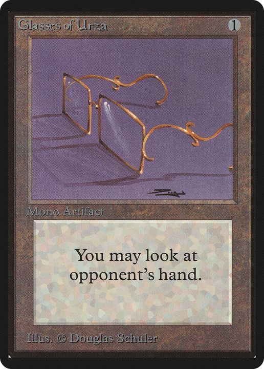 Glasses of Urza in the group Magic the Gathering / Types / Artifacts / Artifact at Proxyprinters.com (86063)