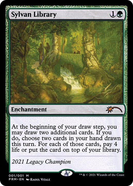 Sylvan Library in the group Magic the Gathering / Types / Enchantment / Enchantment at Proxyprinters.com (86065)