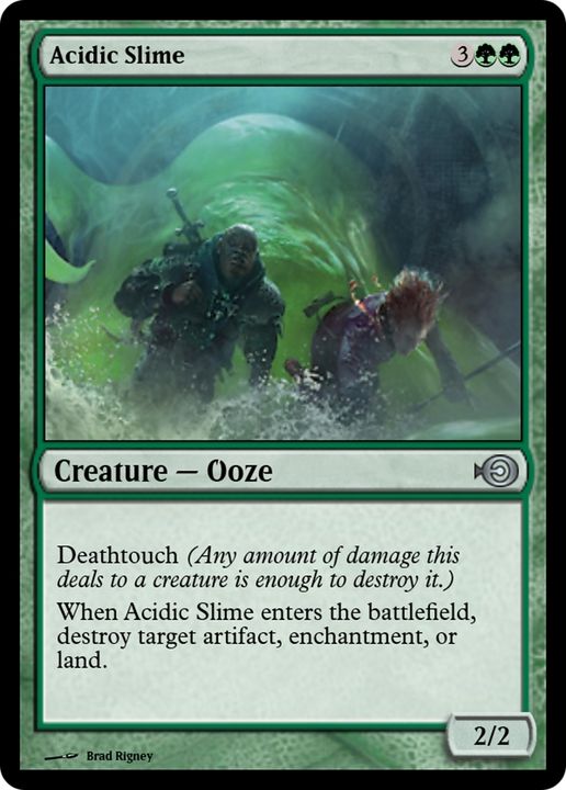 Acidic Slime in the group Magic the Gathering / Types / Colors / Green at Proxyprinters.com (86074)