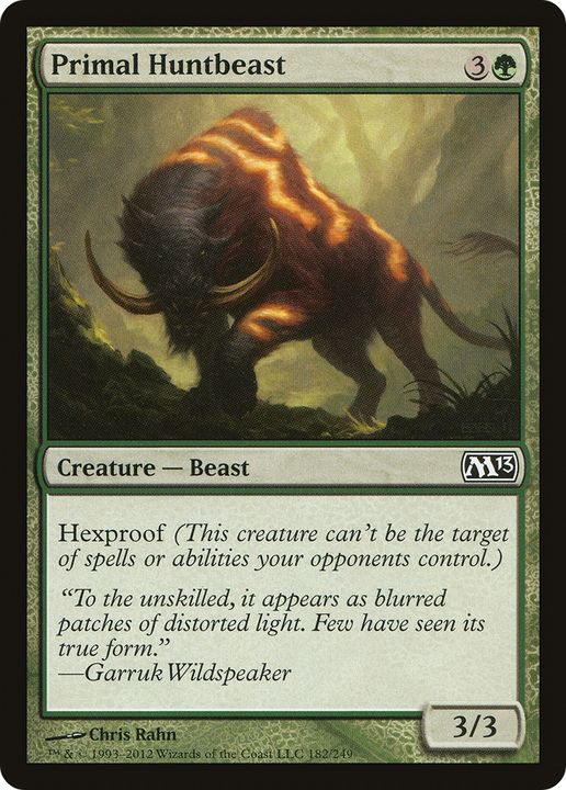 Primal Huntbeast in the group Magic the Gathering / Types / Colors / Green at Proxyprinters.com (86083)