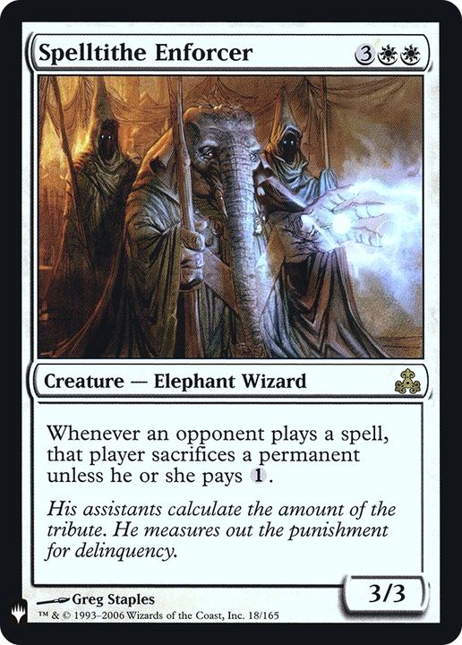 Spelltithe Enforcer in the group Magic the Gathering / Types / Creatures / Wizard at Proxyprinters.com (86094)