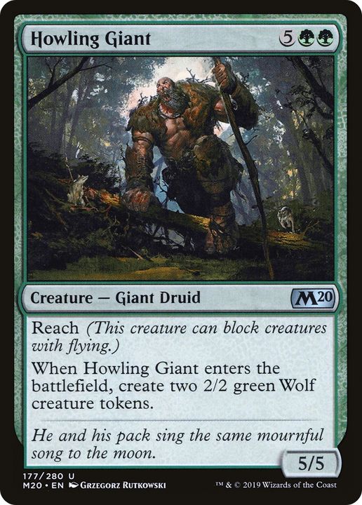 Howling Giant in the group Magic the Gathering / Sets / Core Set 2020 at Proxyprinters.com (86104)