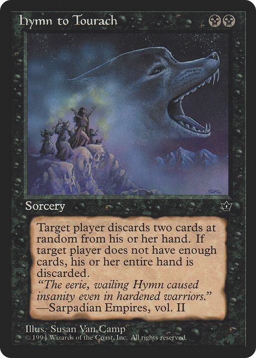 Hymn to Tourach in the group Magic the Gathering / Types / Colors / Black at Proxyprinters.com (86121)