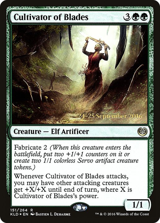 Cultivator of Blades in the group Magic the Gathering / Sets / Kaladesh Promos at Proxyprinters.com (86123)