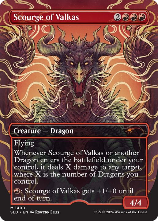 Scourge of Valkas in the group Magic the Gathering / Types / Colors / Red at Proxyprinters.com (86161)