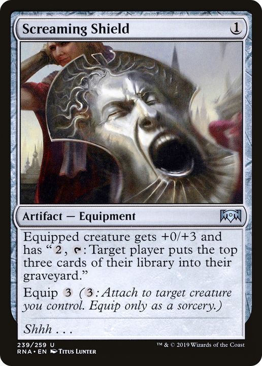 Screaming Shield in the group Magic the Gathering / Sets / Ravnica Remastered at Proxyprinters.com (86172)