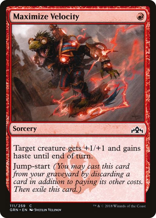 Maximize Velocity in the group Magic the Gathering / Types / Colors / Red at Proxyprinters.com (86179)