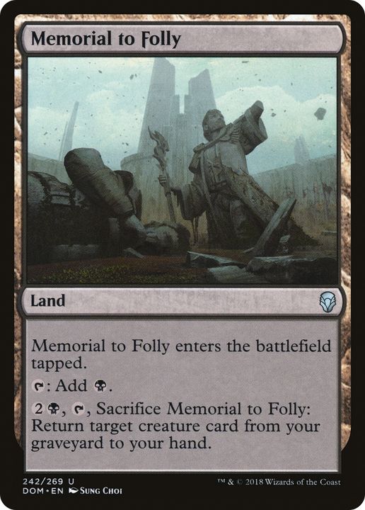 Memorial to Folly in the group Magic the Gathering / Types / Colors / Colorless at Proxyprinters.com (86192)