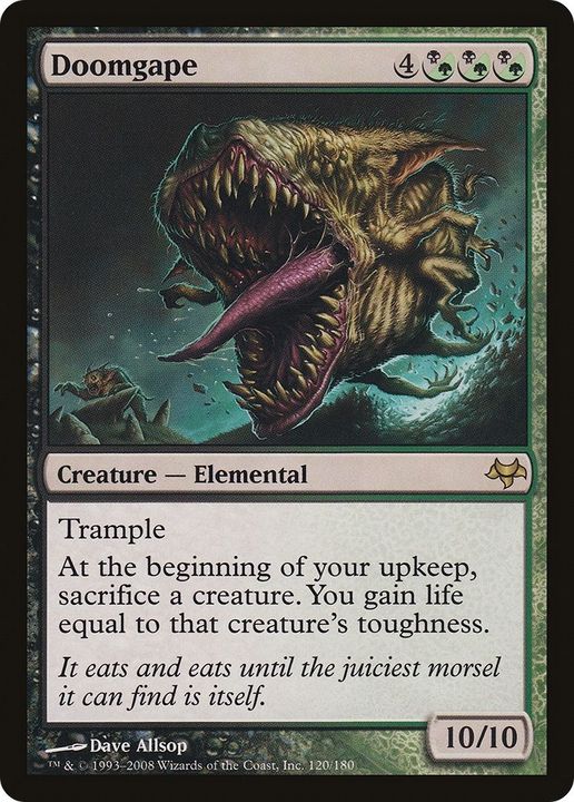 Doomgape in the group Magic the Gathering / Types / Colors / Multicolors / B, G at Proxyprinters.com (8620)