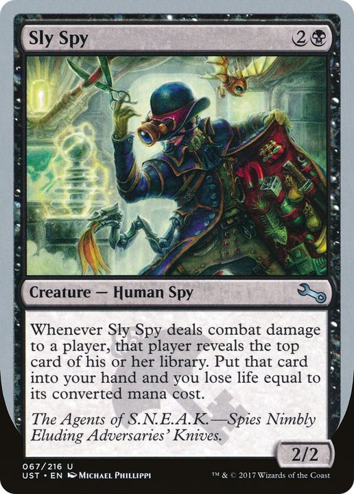 Sly Spy in the group Magic the Gathering / Sets / Unstable Promos at Proxyprinters.com (86201)