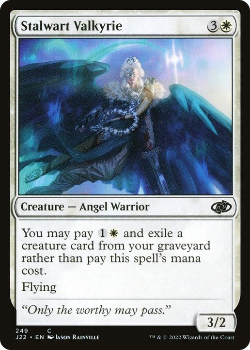 Stalwart Valkyrie in the group Magic the Gathering / Types / Creatures / Warrior at Proxyprinters.com (86207)