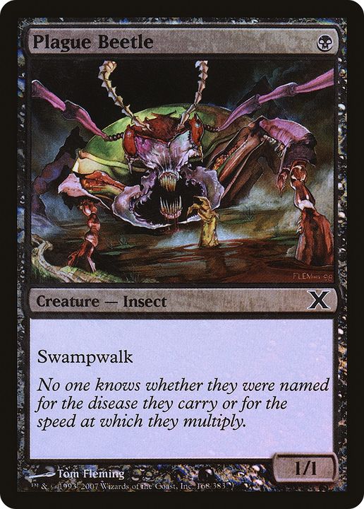 Plague Beetle in the group Magic the Gathering / Types / Colors / Black at Proxyprinters.com (86215)