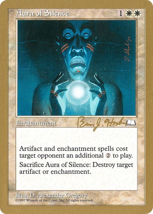 Aura of Silence in the group Magic the Gathering / Types / Enchantment / Enchantment at Proxyprinters.com (8626)