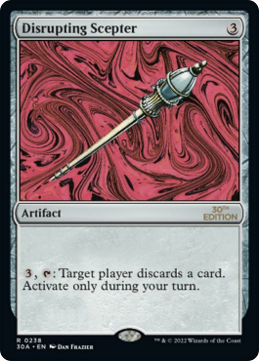 Disrupting Scepter in the group Magic the Gathering / Types / Artifacts / Artifact at Proxyprinters.com (86306)