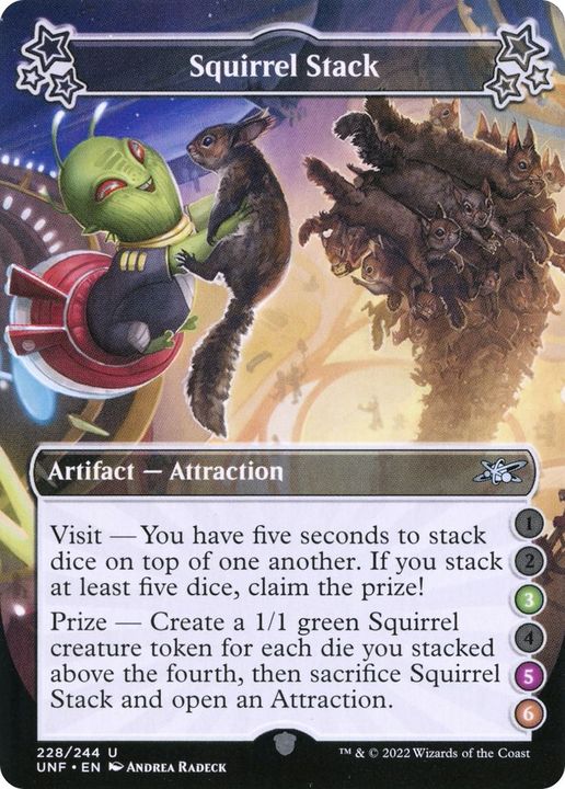 Squirrel Stack in the group Magic the Gathering / Sets / Unfinity Sticker Sheets at Proxyprinters.com (8631)