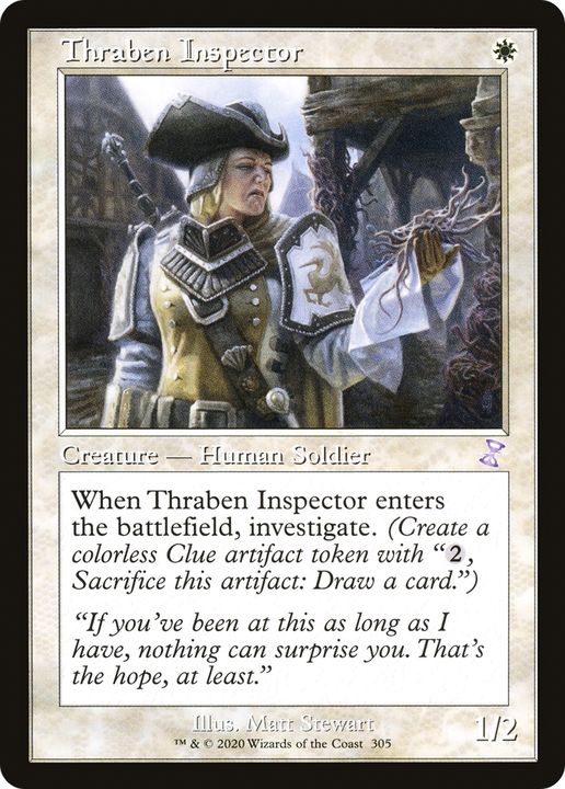 Thraben Inspector in the group Magic the Gathering / Sets / Time Spiral Remastered at Proxyprinters.com (86318)