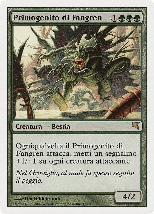 Fangren Firstborn in the group Magic the Gathering / Types / Colors / Green at Proxyprinters.com (86324)