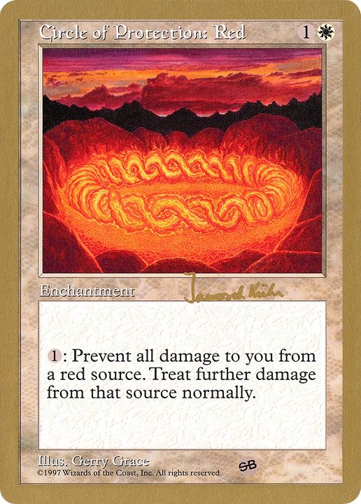 Circle of Protection: Red in the group Magic the Gathering / Types / Enchantment / Enchantment at Proxyprinters.com (86343)