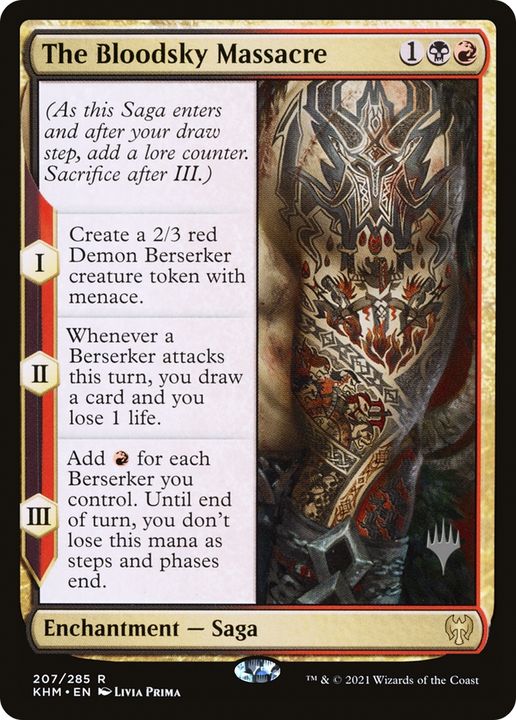 The Bloodsky Massacre in the group Magic the Gathering / Sets / Kaldheim Promos at Proxyprinters.com (86370)