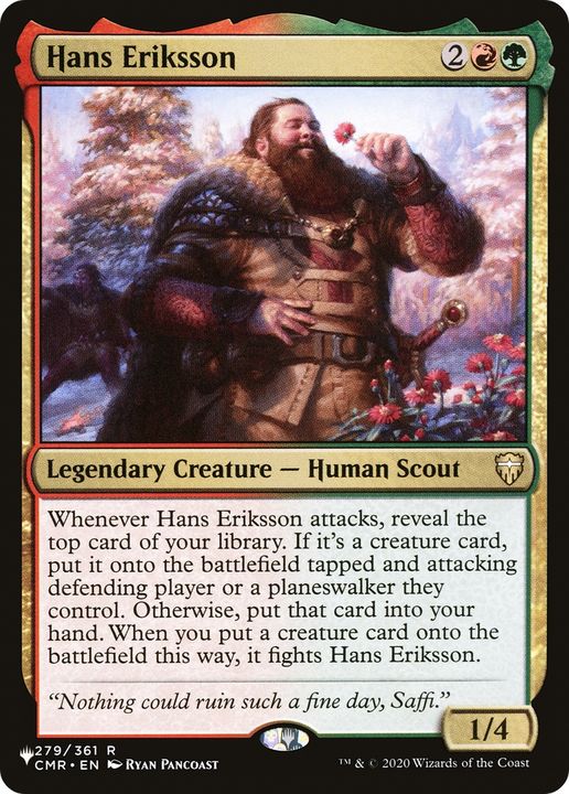 Hans Eriksson in the group Magic the Gathering / Sets / The List at Proxyprinters.com (86374)