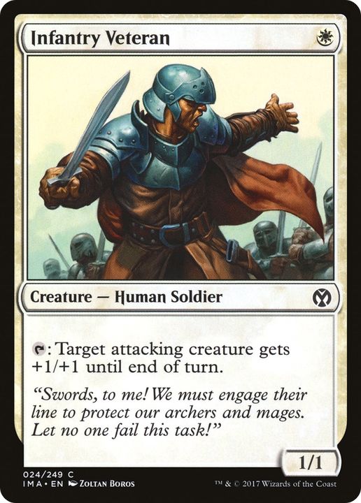 Infantry Veteran in the group Magic the Gathering / Sets / Iconic Masters Tokens at Proxyprinters.com (86375)