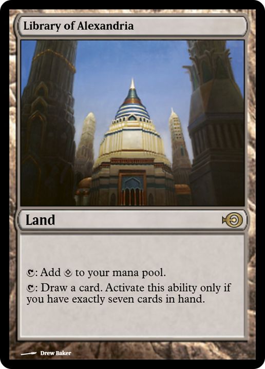 Library of Alexandria in the group Magic the Gathering / Types / Colors / Colorless at Proxyprinters.com (86395)