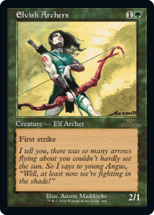 Elvish Archers in the group Magic the Gathering / Types / Colors / Green at Proxyprinters.com (86415)