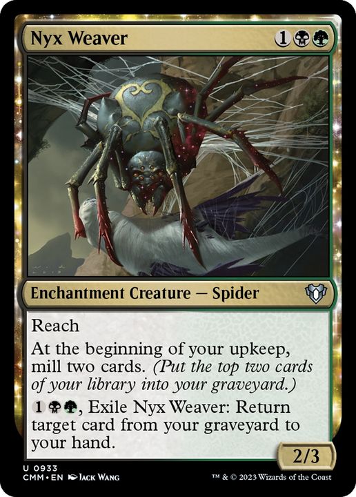 Nyx Weaver in the group Magic the Gathering / Types / Colors / Multicolors / B, G at Proxyprinters.com (86421)