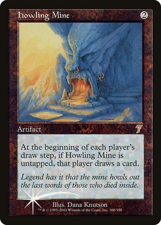 Howling Mine in the group Magic the Gathering / Types / Artifacts / Artifact at Proxyprinters.com (86502)