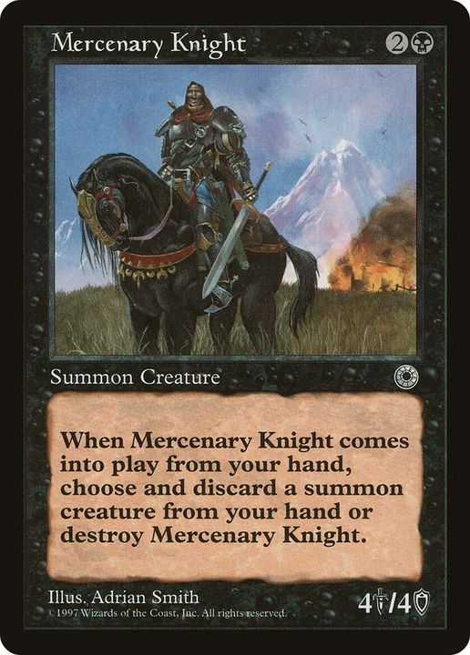 Mercenary Knight in the group Magic the Gathering / Sets / Portal at Proxyprinters.com (86509)