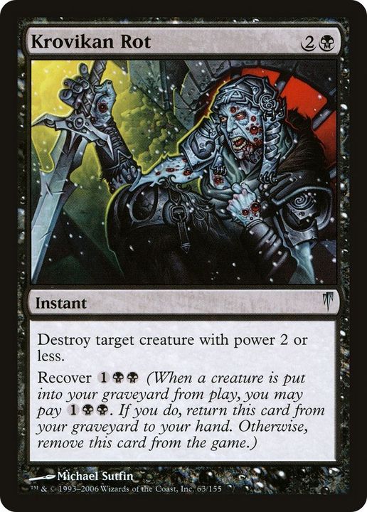 Krovikan Rot in the group Magic the Gathering / Types / Colors / Black at Proxyprinters.com (8651)