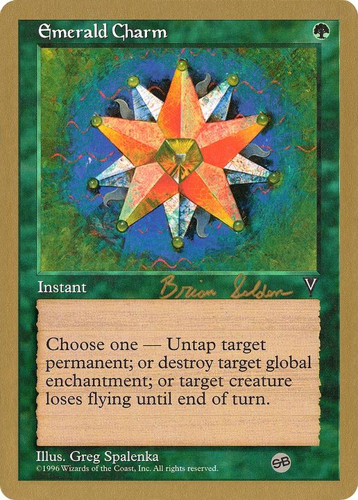 Emerald Charm in the group Magic the Gathering / Sets / World Championship Decks 1998 at Proxyprinters.com (86521)