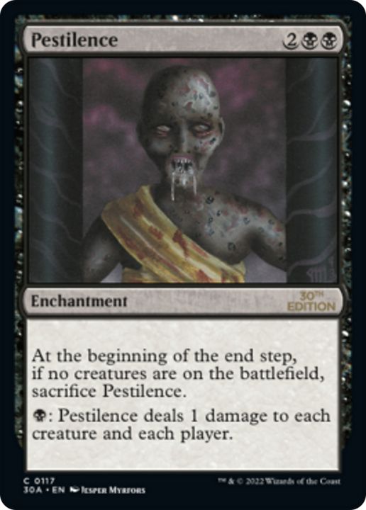 Pestilence in the group Magic the Gathering / Types / Enchantment / Enchantment at Proxyprinters.com (86529)